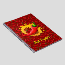 Pepper with Flame Notebook