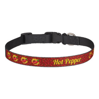 Pepper with Flame Pet Collar
