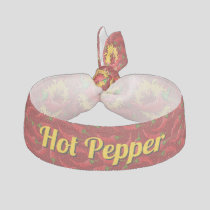 Pepper with Flame Ribbon Hair Tie
