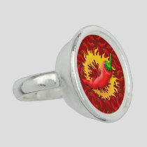 Pepper with flame ring