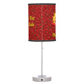 Pepper with Flame Table Lamp (Back)