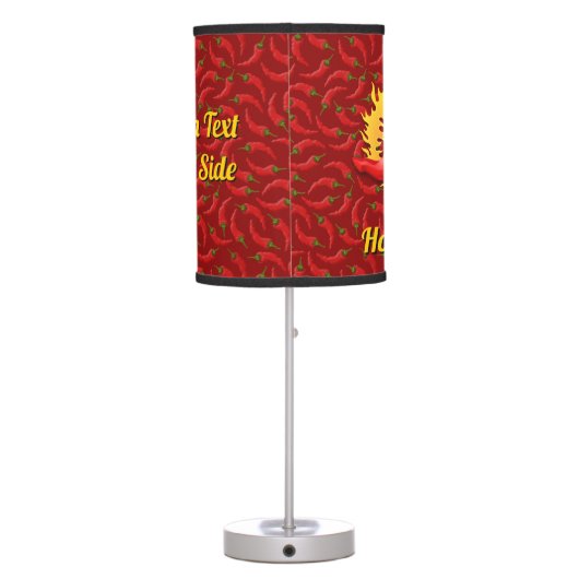 Pepper with Flame Table Lamp (Back)