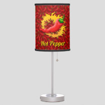 Pepper with Flame Table Lamp
