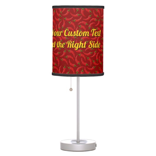 Pepper with Flame Table Lamp (Right)