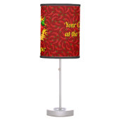 Pepper with Flame Table Lamp (Front)