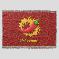 Pepper with Flame Throw Blanket