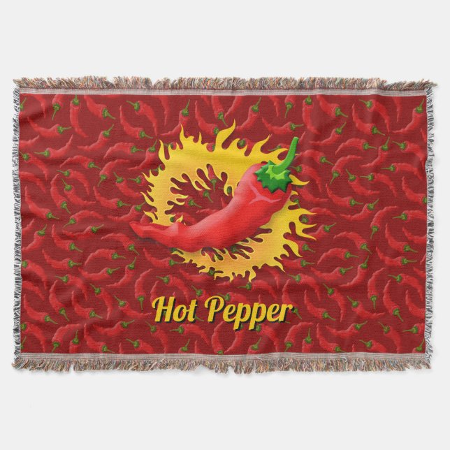 Pepper with Flame Throw Blanket (Front)