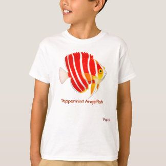 Peppermint Angelfish Kids T-Shirt
