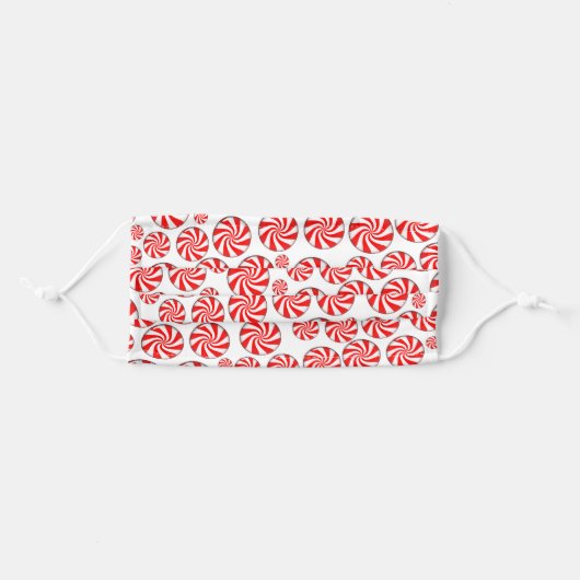 Peppermint Candies Adult Cloth Face Mask (Front, Folded)