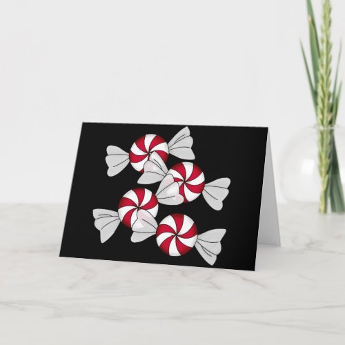 Peppermint Candies Holiday Card