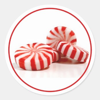 Peppermint Candies Sticker by efhenneke at Zazzle