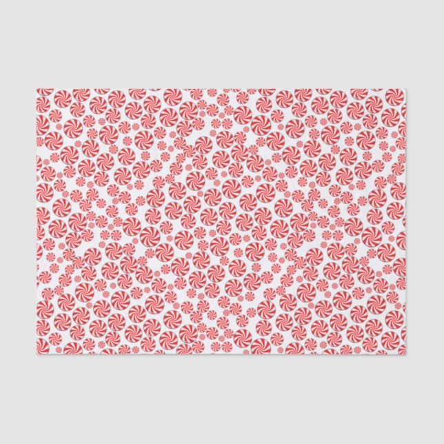 Peppermint Candies Tissue Paper (Front)