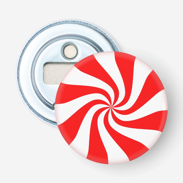 Peppermint Candy Bottle Opener (Front)