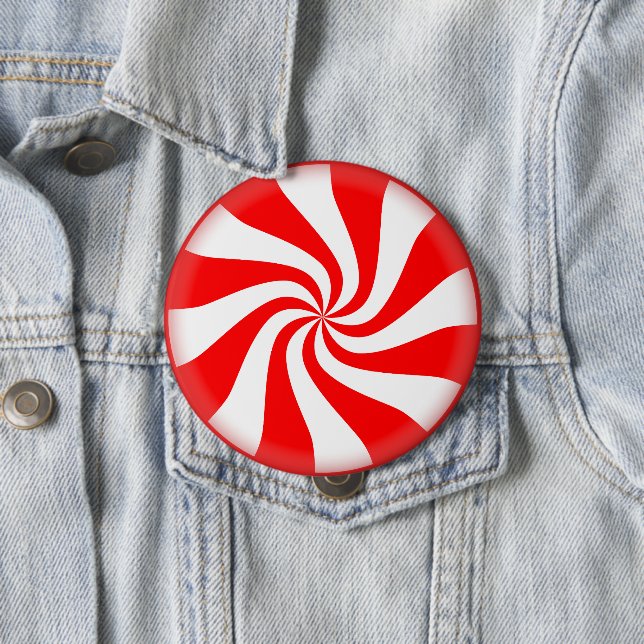 Peppermint Candy Button (In Situ)