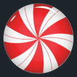 Peppermint Candy | Candy Cane Christmas Stickers<br><div class="desc">Cute peppermint candy with subtle 2d effect; cute for christmas or candy bars,  birthday party goodie bags.</div>