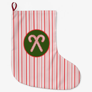 Peppermint/candy cane Christmas Stocking