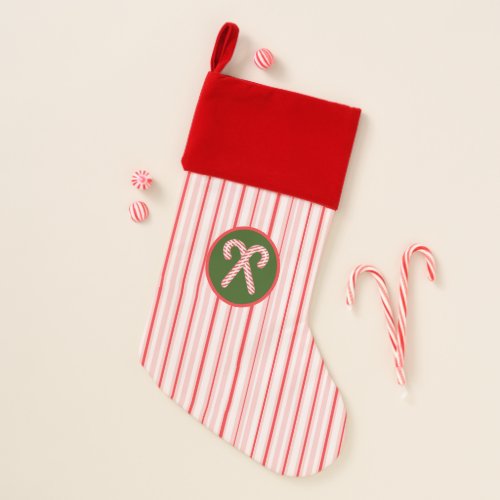 Peppermintcandy cane Christmas Stocking