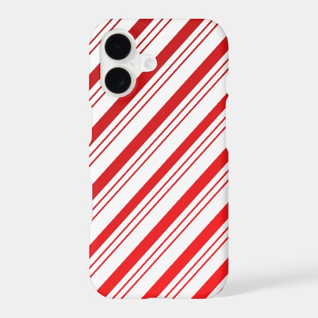 Peppermint Candy Cane Iphone Case (Back)