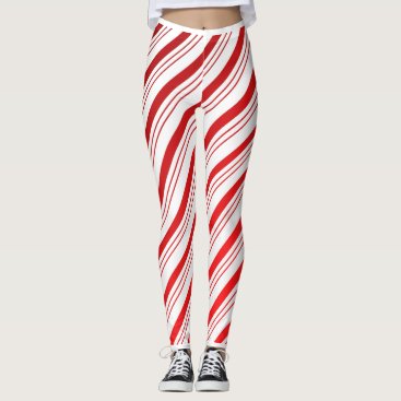 Peppermint Candy Cane Leggings