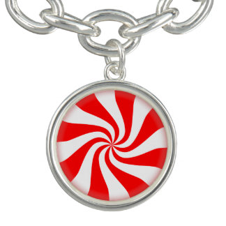 Peppermint Candy Charm Bracelet