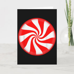 Peppermint Candy Christmas Card