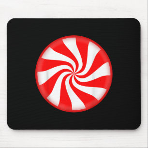 Peppermint Candy Christmas  Mouse Pad