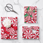 Peppermint Candy Christmas  Wrapping Paper Sheets<br><div class="desc">Cute Peppermint Candy Christmas wrapping paper sheets!</div>