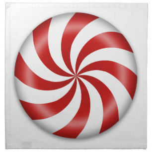 Peppermint Candy Cloth Napkin