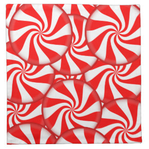 Peppermint Candy Cloth Napkin