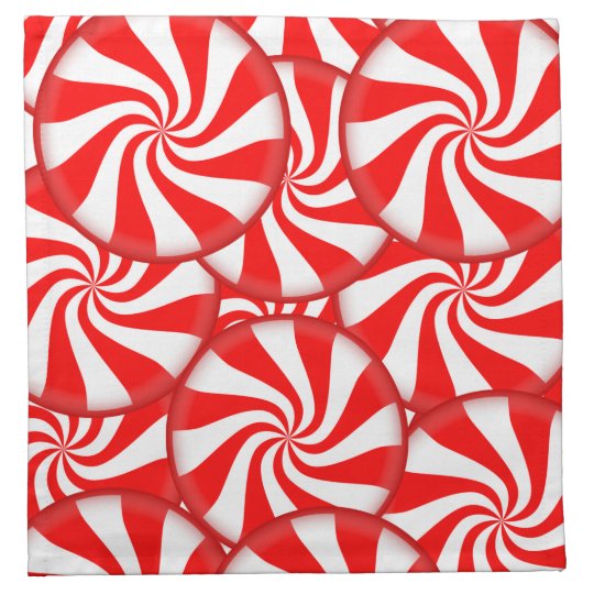 Peppermint Candy Cloth Napkin