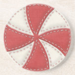 Peppermint Candy Coaster at Zazzle