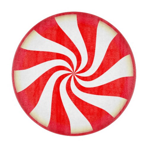 Peppermint Candy Cutting Board