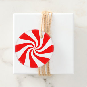 Peppermint Candy Favor Tags