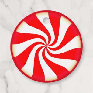 Peppermint Candy Favor Tags