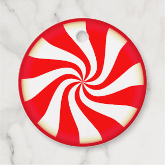 Peppermint Candy Favor Tags