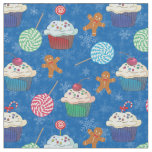 Peppermint Candy ,Gingerbread Man and cup cake Fabric