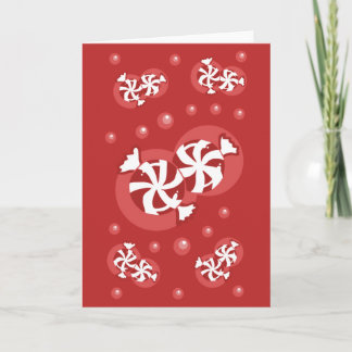 Peppermint Candy Holiday Card