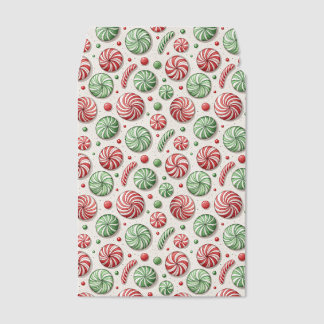Peppermint Candy Holiday Envelope Mailers
