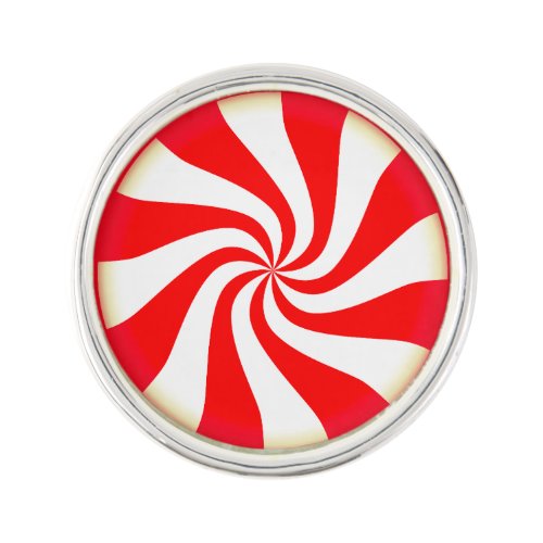 Peppermint Candy Lapel Pin