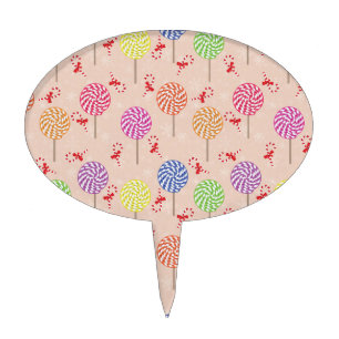 Peppermint Candy Mints Christmas,candy canes Cake Topper