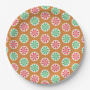 Christmas Décor: Peppermint Paper Plates