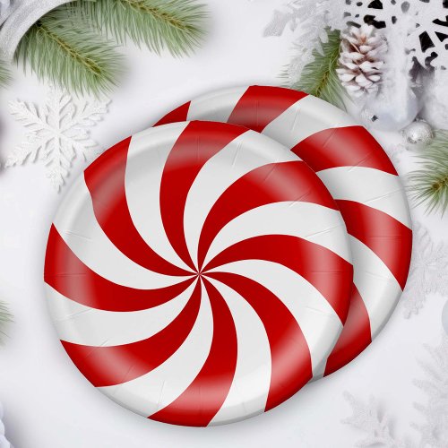 Peppermint Candy   Paper Plates