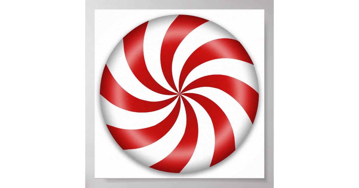 Peppermint Candy Poster | Zazzle