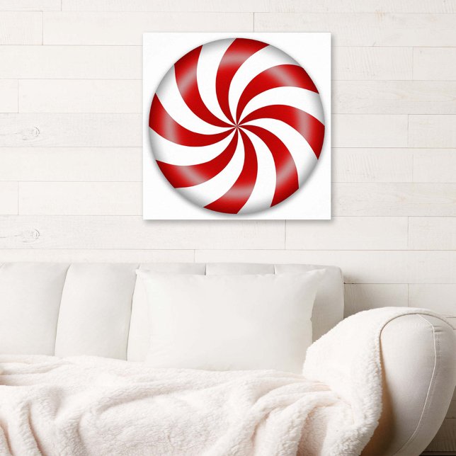 Peppermint Candy Poster (Peppermint candy poster for holiday fun. Your choice of sizes.)