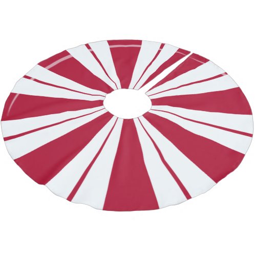 Peppermint Candy Stripes Brushed Polyester Tree Skirt