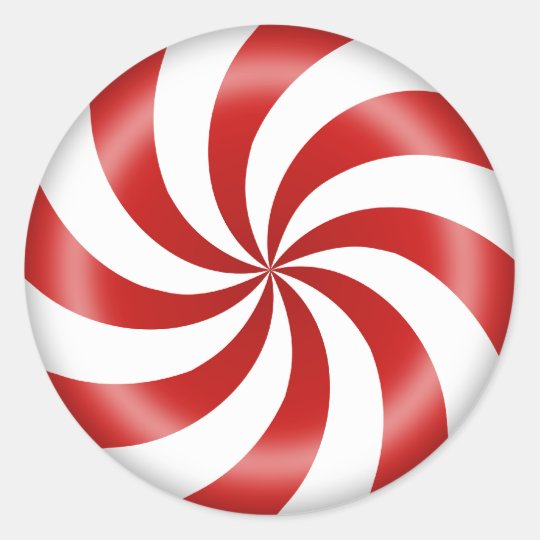 peppermint-candy-swirl-classic-round-sticker-zazzle