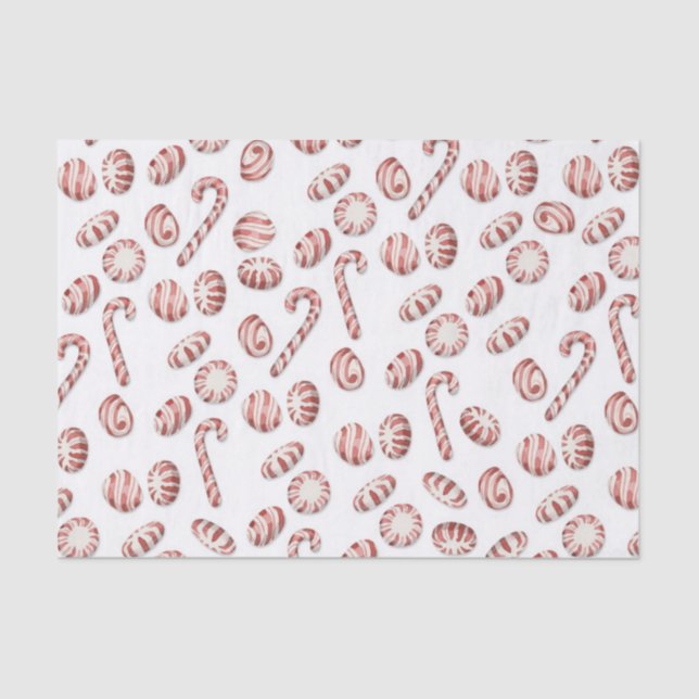 Peppermint Candy Tissue Paper (Front)