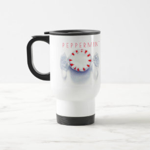 PEPPERMINT CANDY Travel Mug + Text