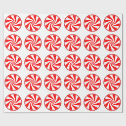 Peppermint Candy Wrapping Paper | Zazzle