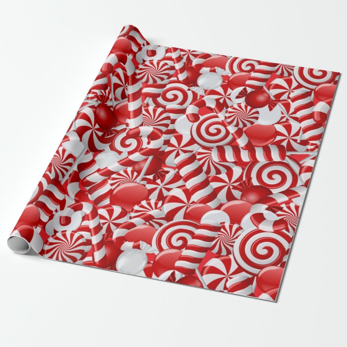 Peppermint Candy Wrapping Paper | Zazzle.com